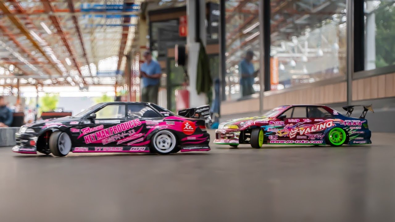 Insane RC DRIFT CAR Action! 1/10scale Drifting
