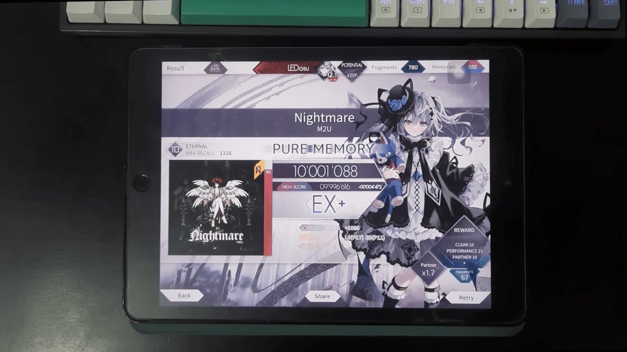 Nightmare ETR PURE MEMORY 10'001'088 (MAX-28) 【Arcaea】