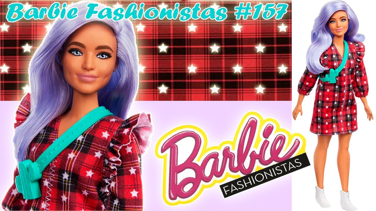 Barbie Fashionistas #157/Review/Обзор и распаковка куклы