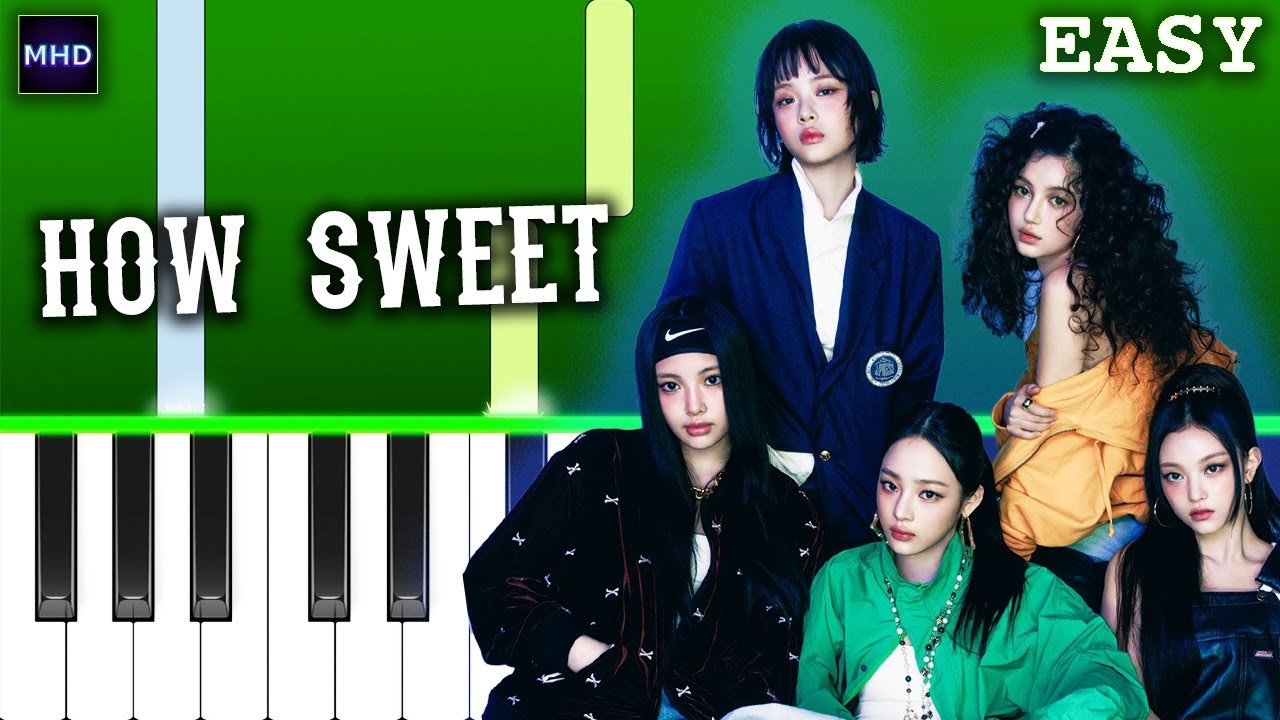 NewJeans - How Sweet - Piano Tutorial