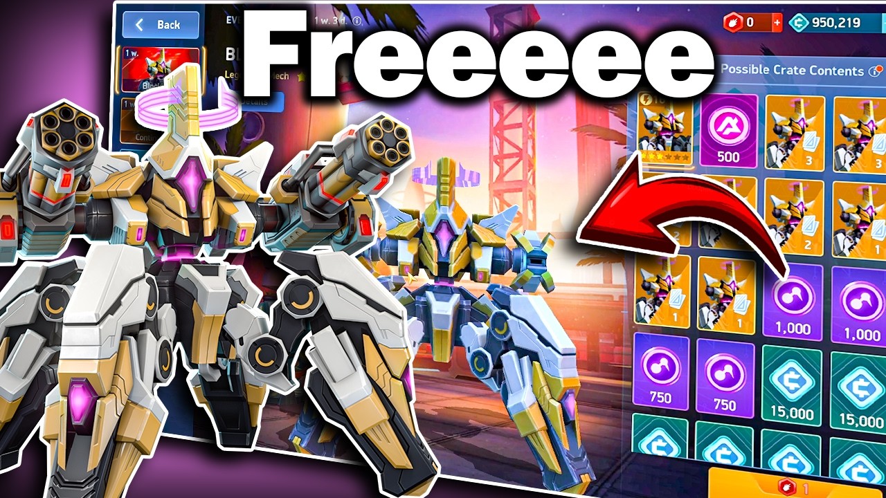 Blockhorn for FREE! Don't Miss This Event 🚀 || Mech Arena PC Gameplay