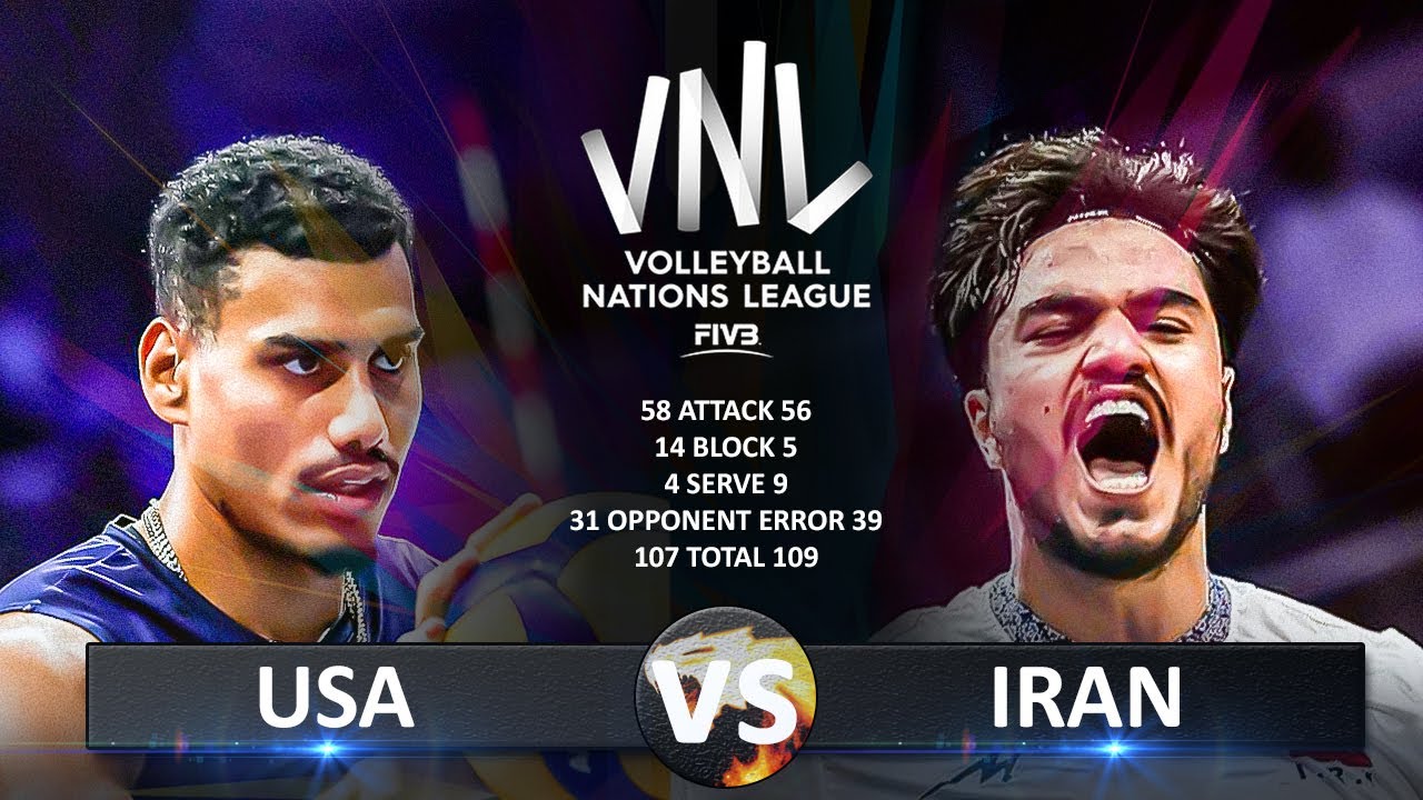 USA vs Iran | Men's VNL 2025