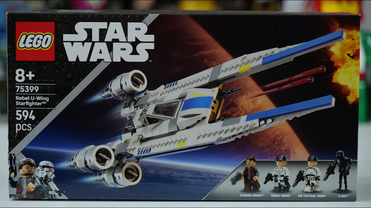 LEGO Star Wars 75399 Rebel U-wing Starfighter Speed Build