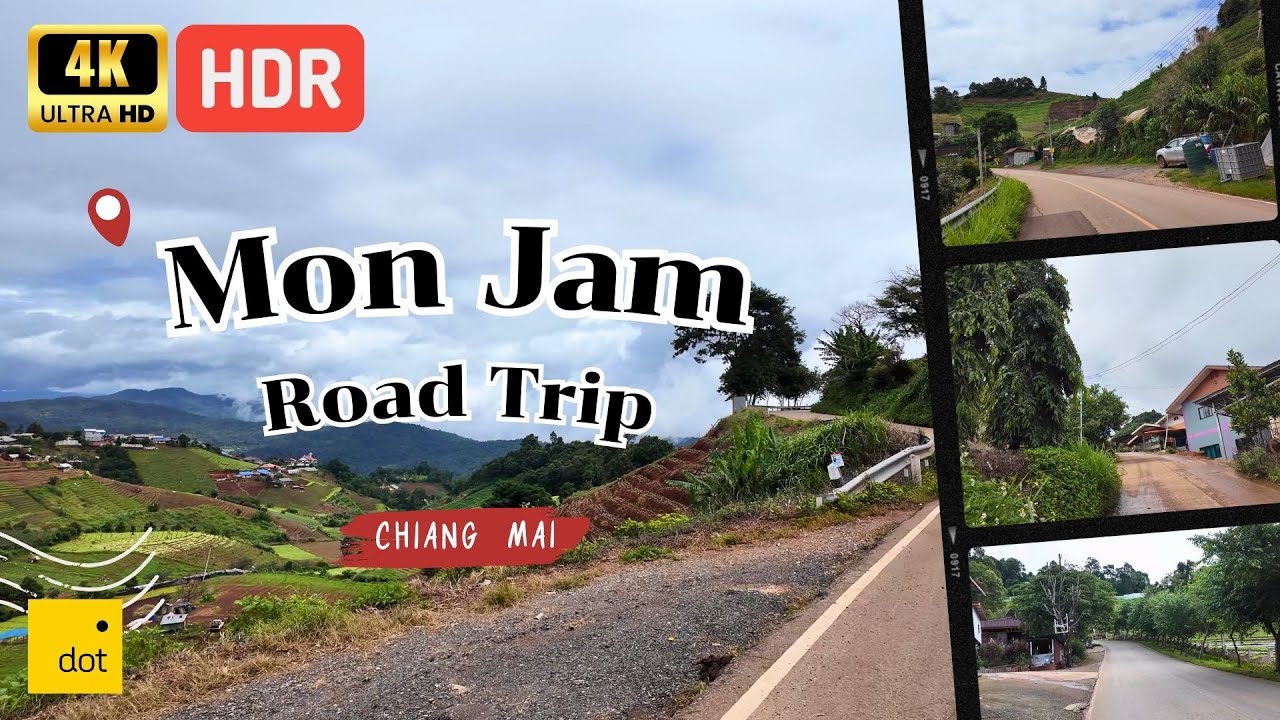 4K HDR | Exploring Mon Jam by Car: A Unique Drive Through Chiang Mai’s Highlands | Chiang Mai