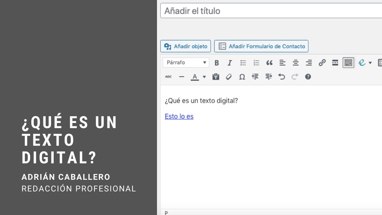 &iquest;Qu&eacute; es un TEXTO DIGITAL? |&nbsp;Redacci&oacute;n profesional