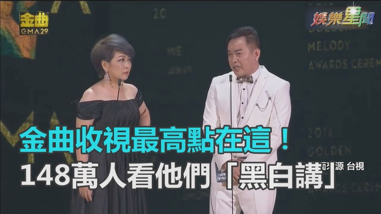金曲收視最高點在這！148萬人搶看他們「黑白講」｜三立新聞網SETN.com