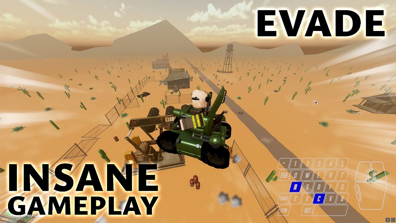 Evade Emote Hopping Gameplay | Roblox Evade Insane Gameplay #4