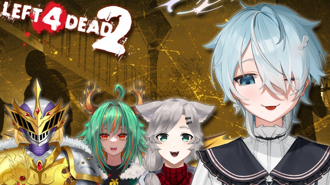 Birthday day 2~! [First time Left4Dead w/ Nioh, @MagnusTheodore  and @aki_aspen ]