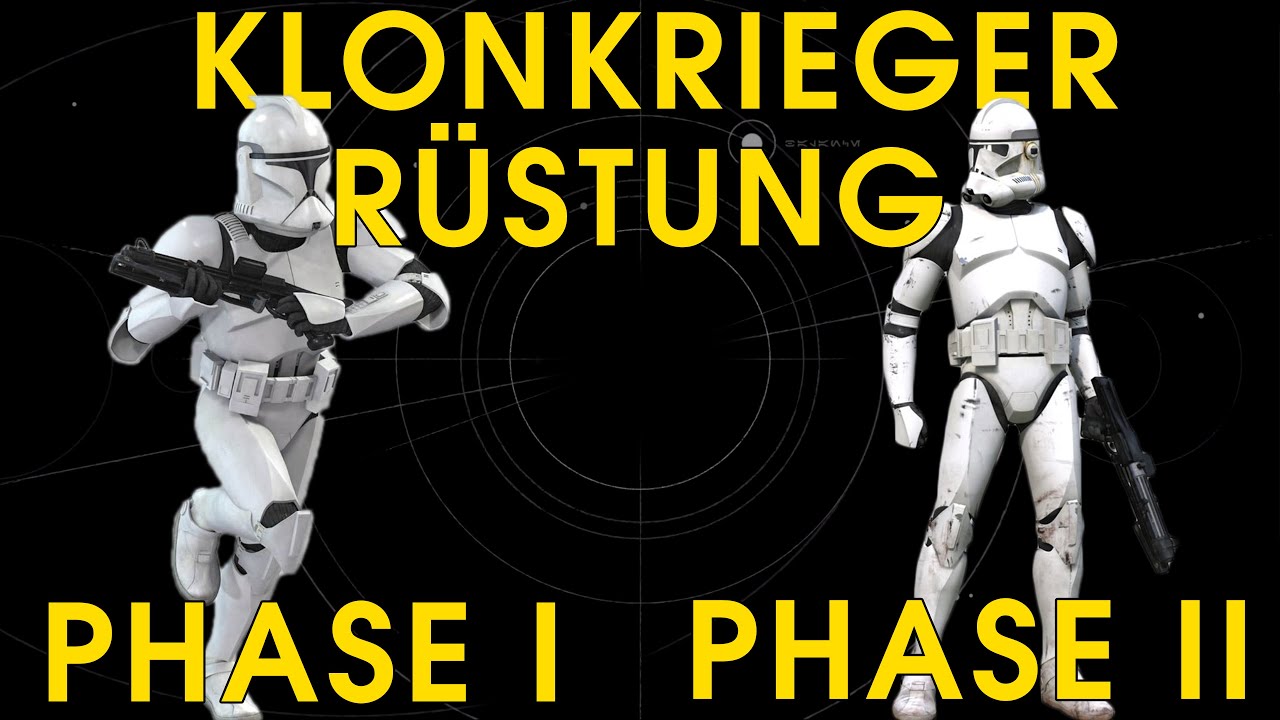 Die Klonkrieger Rüstung der Phase 1 und Phase 2 im Vergleich | Star Wars | Kanon Deutsch