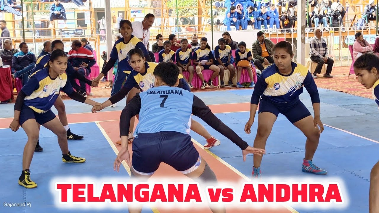 Telangana vs Andhra Pradesh U19 National School Girls Kabaddi Championship Himachal
