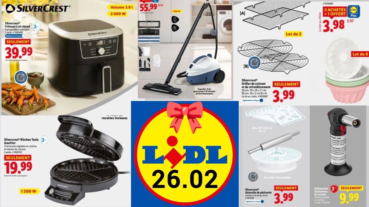 LIDL Arrivage de la Semaine 26 FÉVRIER 2026 ✨ Cuisine Bricolage - Maison & Décoration Textile