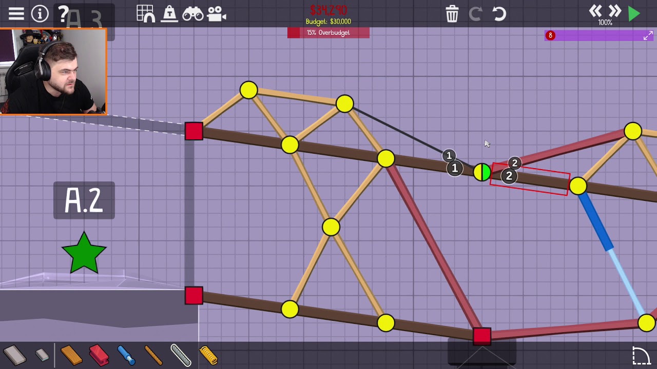 Zwariowana huśtawka i najdłuższy odcinek - Poly Bridge 2 / 31.05.2020 (#1)