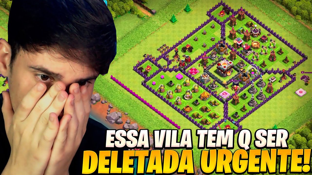 IMPOSSÍVEL TER FEITO ESSA VILA KKKKKKKK CLASH OF CLANS! VISITANDO INSCRITOS #263