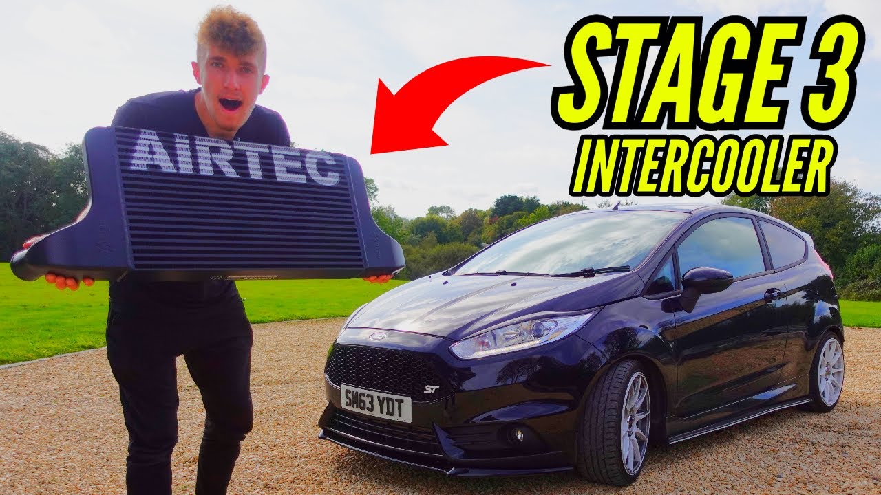 STAGE 3 Airtec Intercooler on my Fiesta ST!!