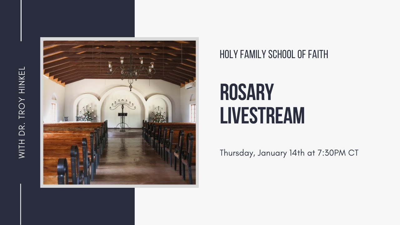 Rosary Livestream - The Healing of the Paralytic