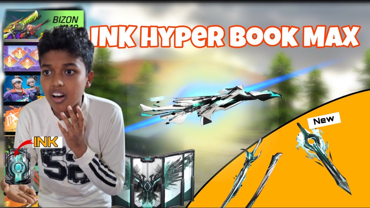 😂 Buying All Ink Hyperbook & Incubator Skins 😱 Free Fire Max | padau gamerz