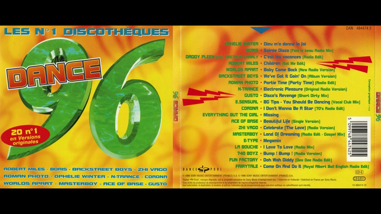 Dance 96  💿✨Compilation compl&egrave;te  ✨💿