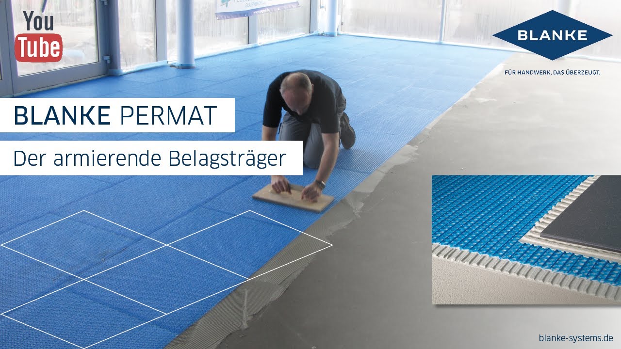 Anwendungsvideo der BLANKE PERMAT - Armierender Belagsträger