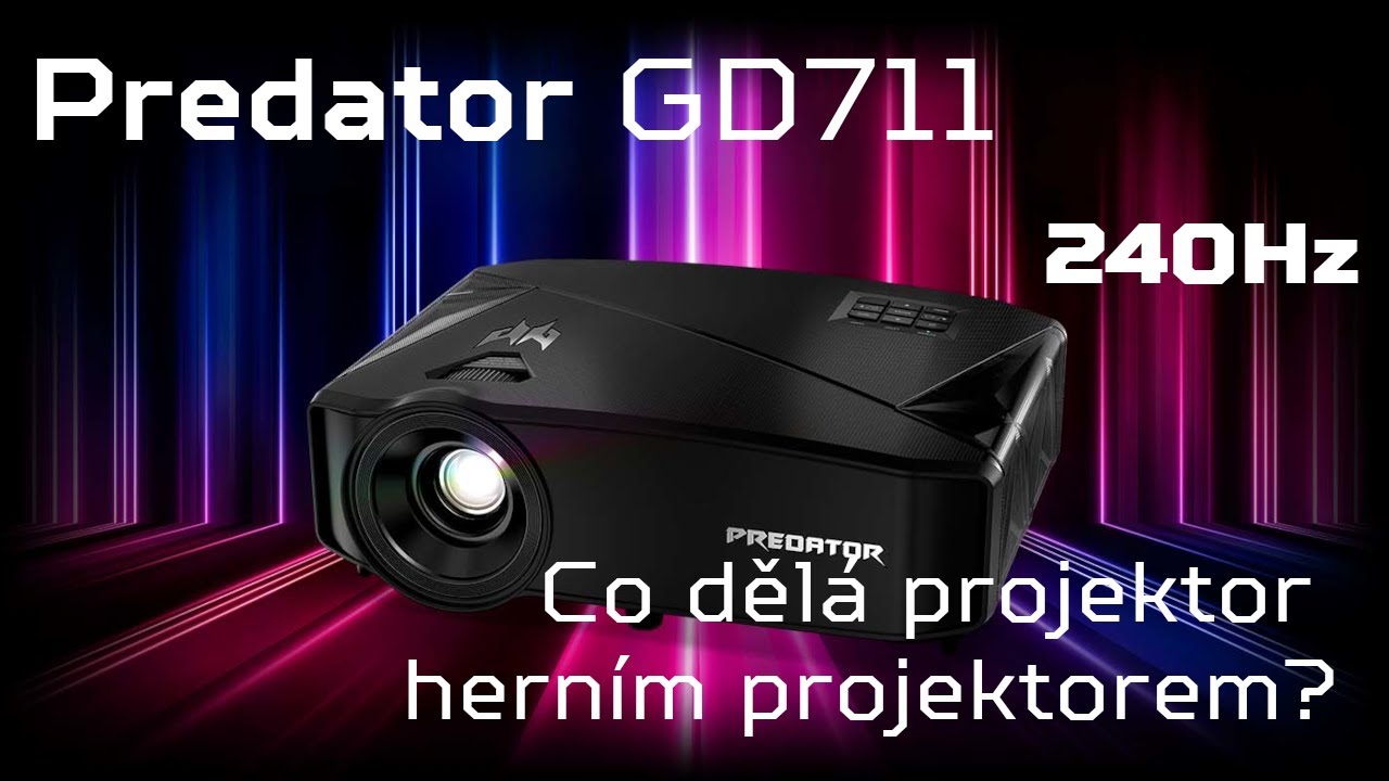 Predator GD711 - Herní projektor co vám rozšíří obzory!