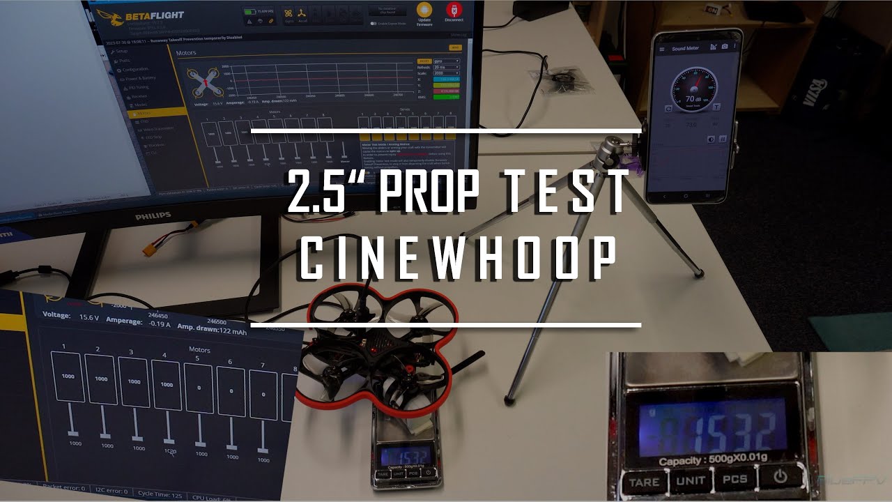 2.5 inch/63mm propeller comparison - Gemfan, HQProp, Nazgul for Cinewhoop