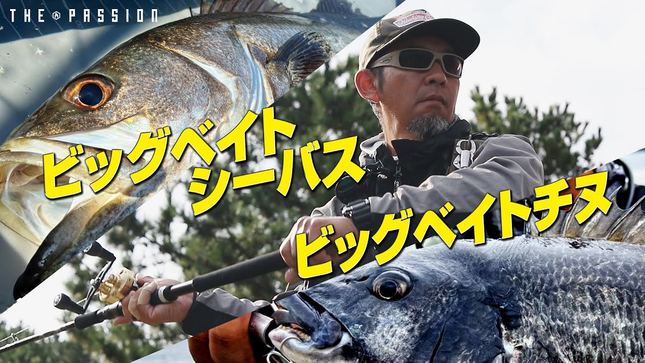 【釣りの新ジャンル！？】ビッグベイトチヌ＆GSB（ゴールデンシーバス）に衣川真吾が挑む！＜THE PASSION＞