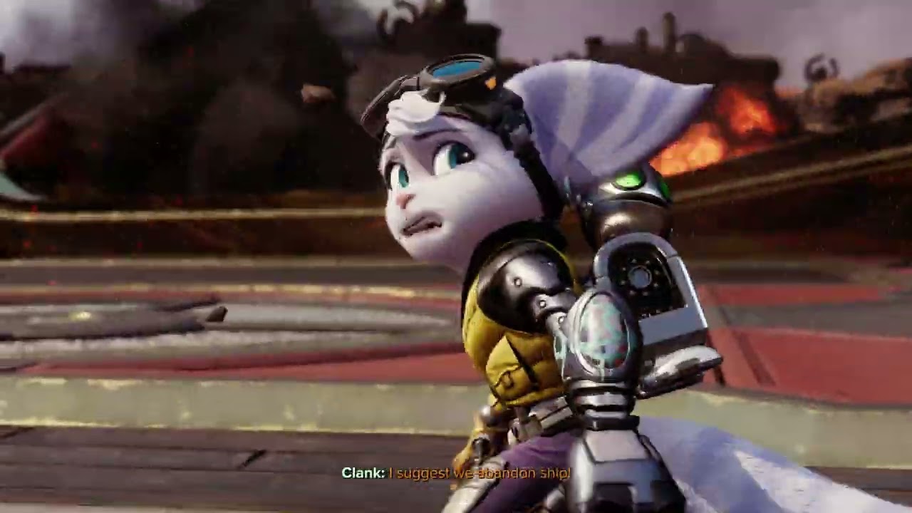 Ratchet & Clank - Rift Apart 4k60fps - Fight on Pirate Ship
