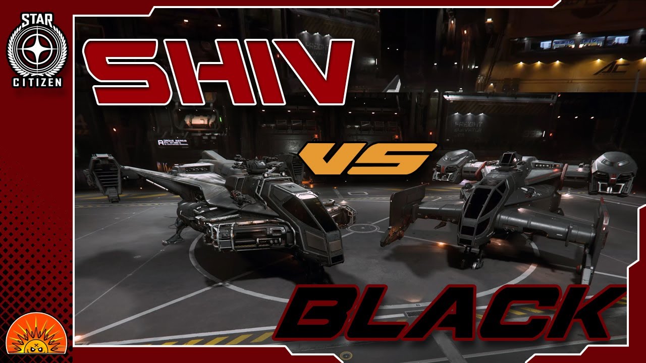 Star Citizen Cutlas Black VS Shiv