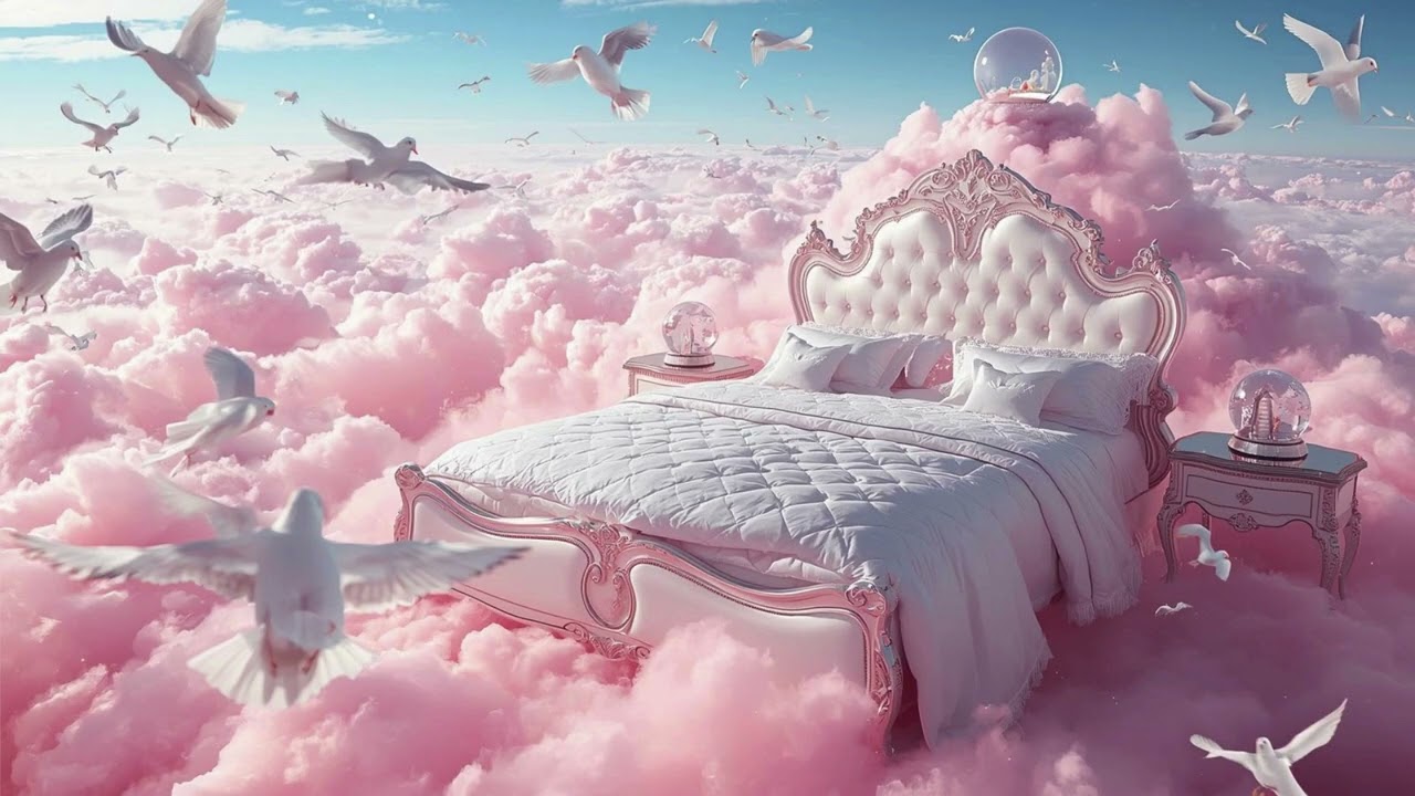 ☁️ Dream & Sleep on Clouds | 30 Minute of Relaxing Sleep Music & Cozy Ambiance