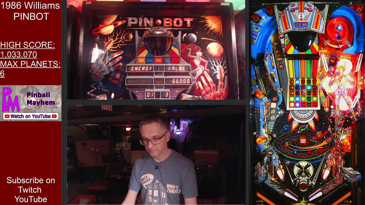 Pinbot Pinball Live 7-4-2020 The quest for planets
