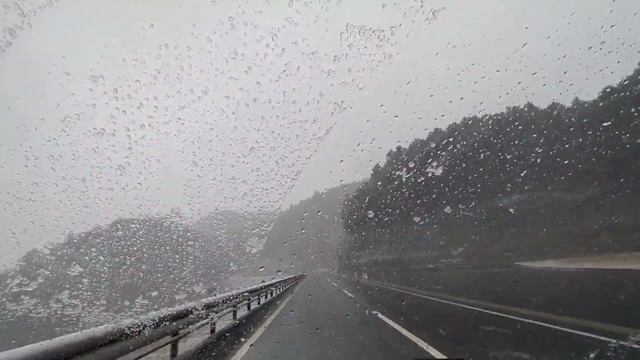 高野山　路面状況2025.2.19 15:00〜