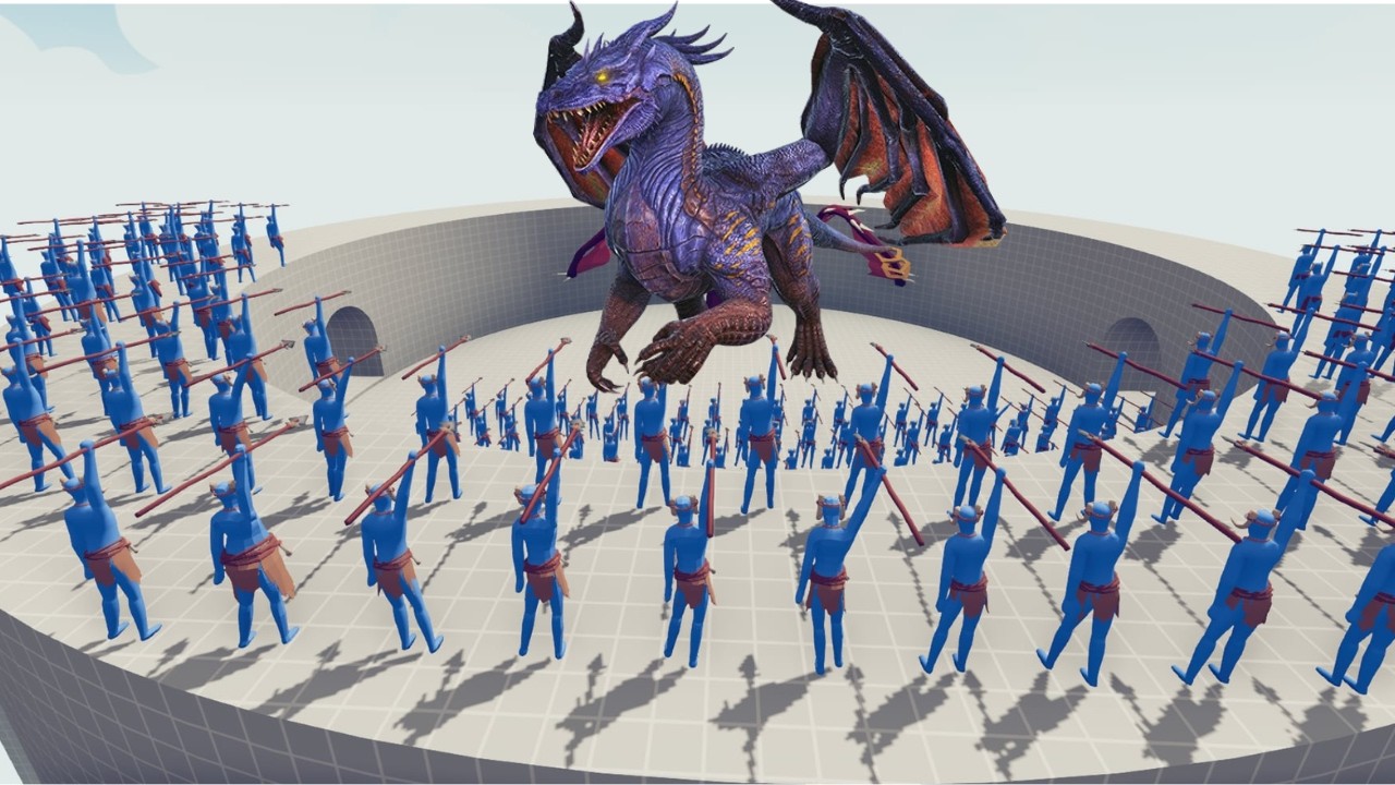 How Many Spears Does It Take to Kill a Dragon? - Totally Accurate Battle Simulator | TABS
