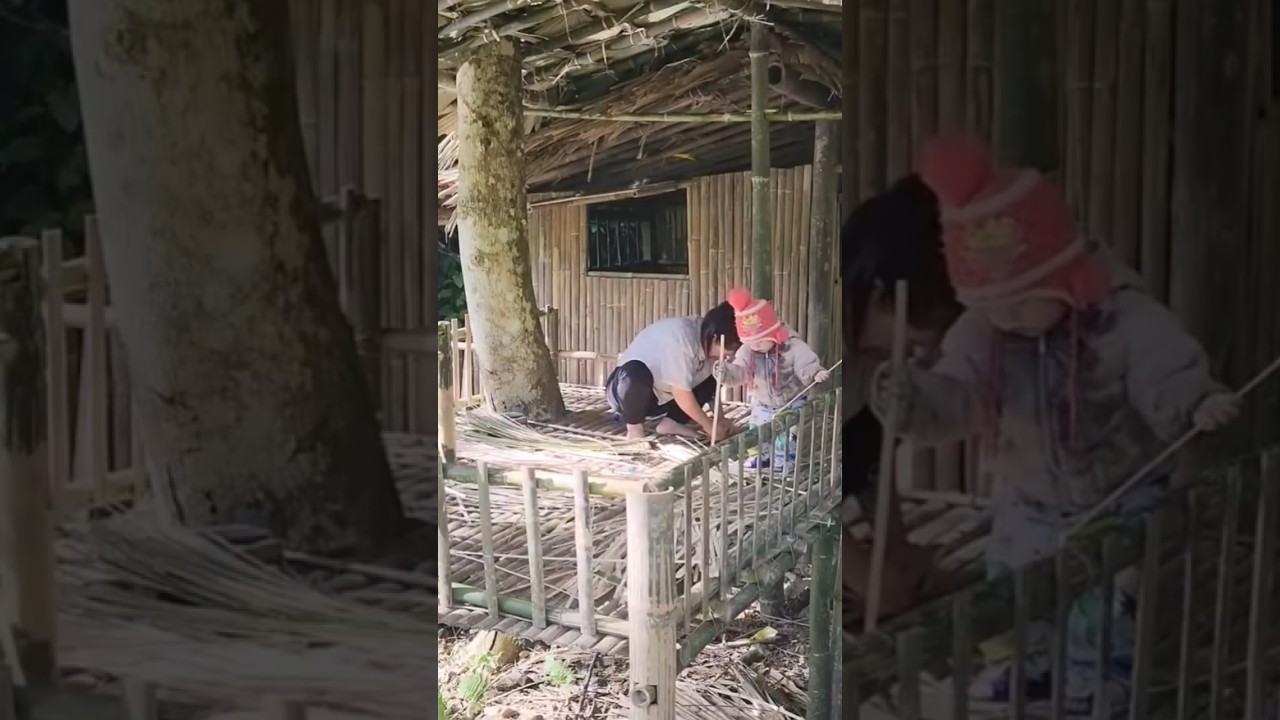 Working with My Young Daughter to Design Bamboo Tables and Chairs | Single Mother Life subscribe