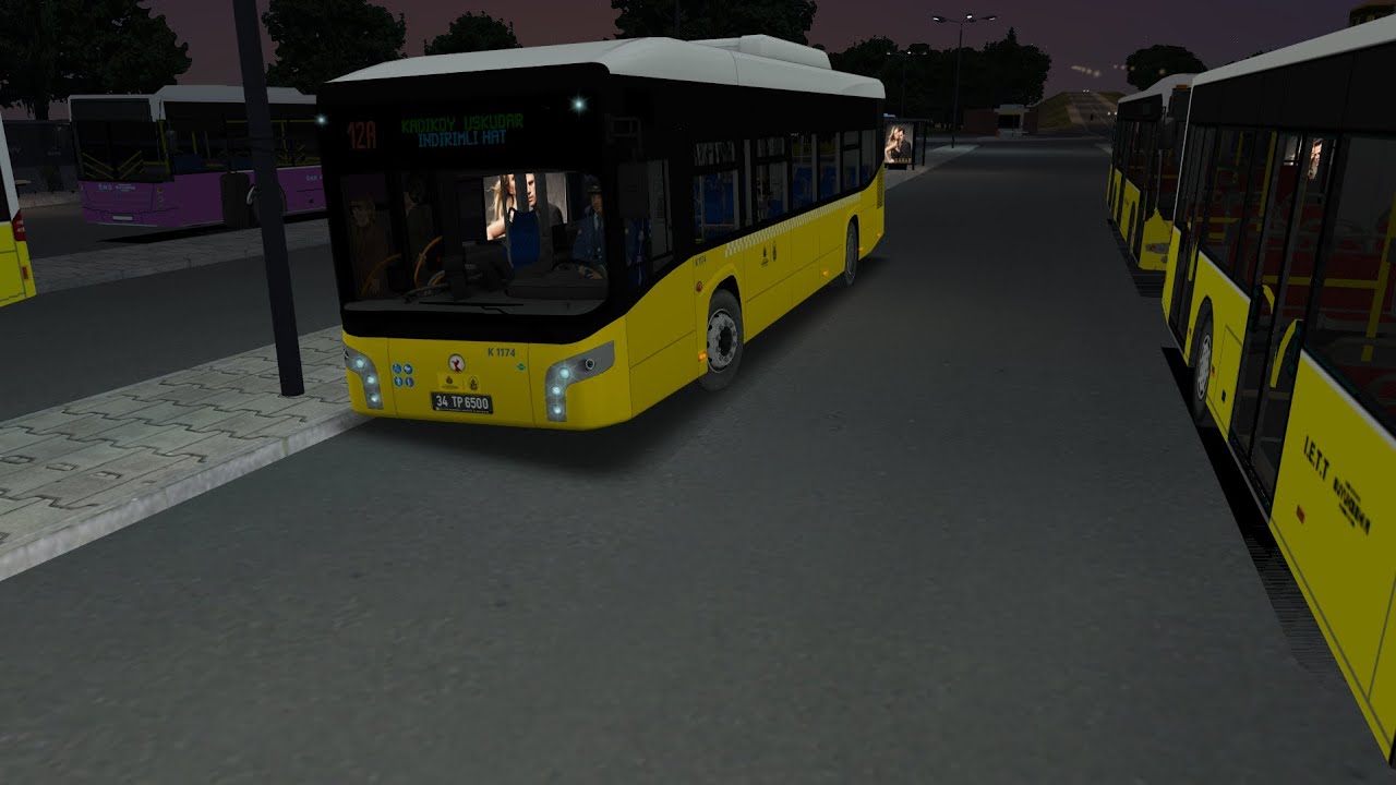 OMSI 2 | Karsan Bredamenarinibus Avancity L+ CNG ile Üsküdar Marmaray'dan Kadıköy'e gece seferi.
