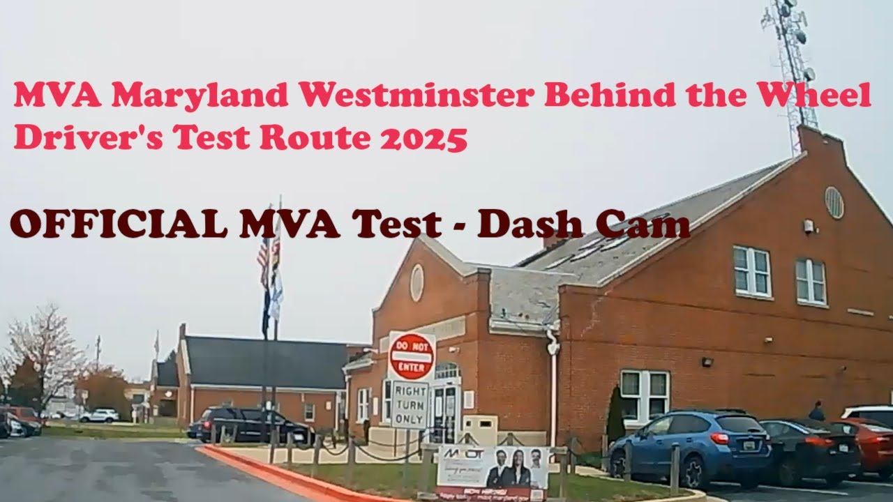 MVA Maryland Westminster Behind the Wheel Driver's Test 03/10/2025 PASS