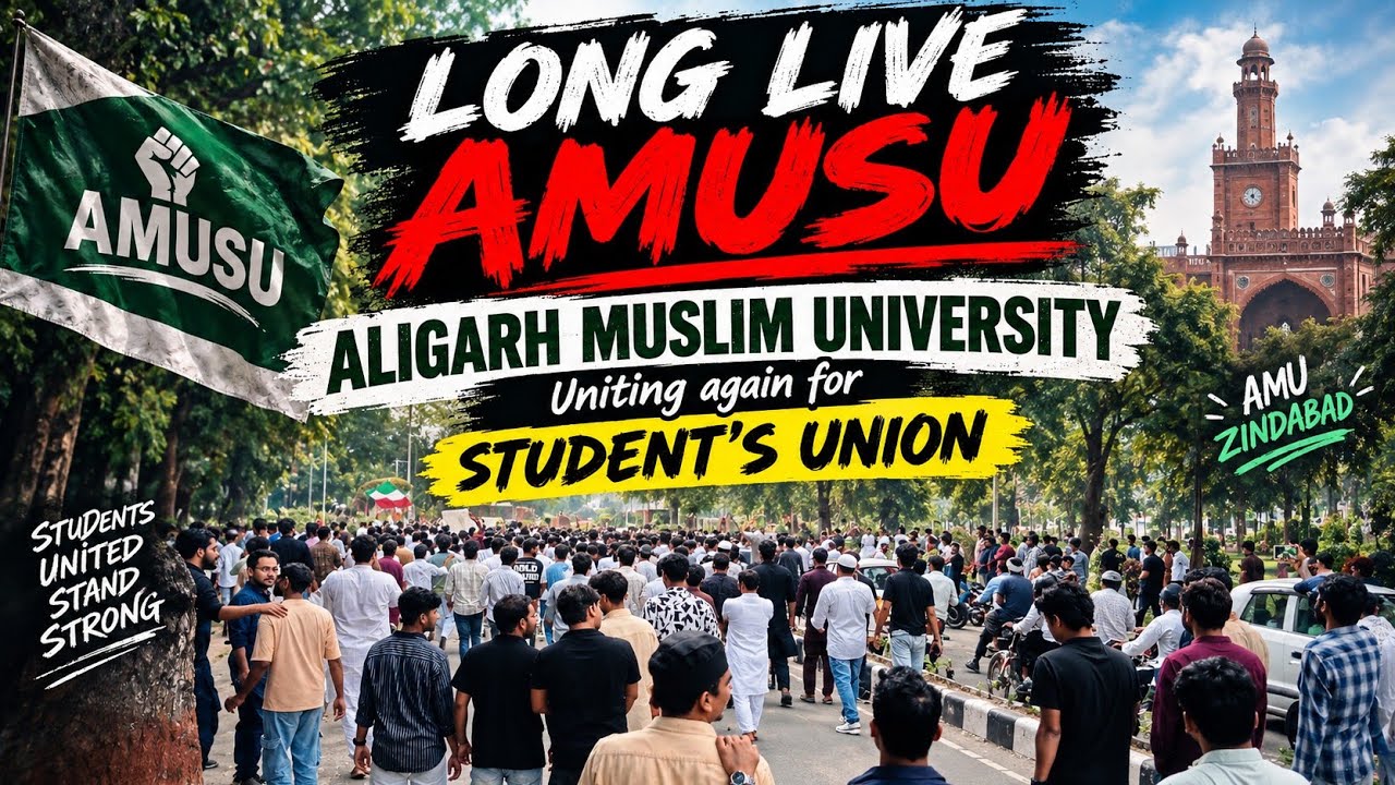 Long Live AMUSU || ALIGARH MUSLIM UNIVERSITY Uniting again for STUDENT'S UNION #amusu 