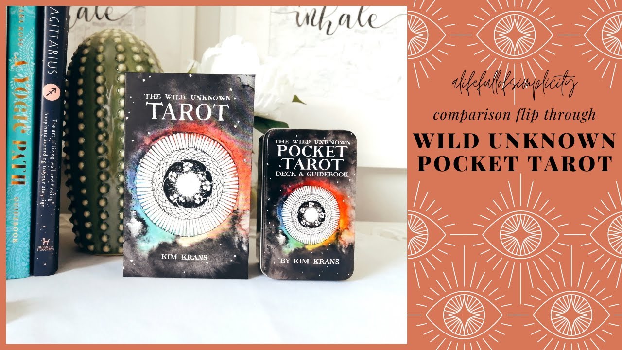 Сравнение карт Таро Wild Unknown | Карманные и обычные