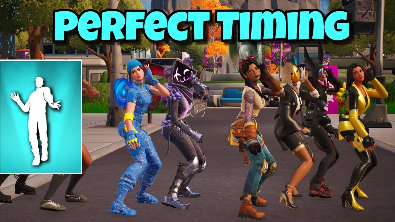 Fortnite Perfect Timing - Back On 74 Emote 😍 (Jungle - Back On 74)