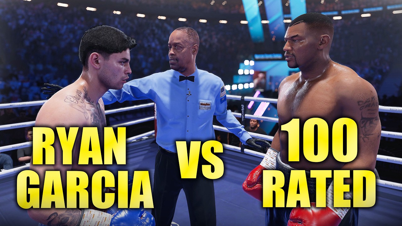 Ryan Garcia Takes On A 100 Rated Mike Tyson!! LOL!