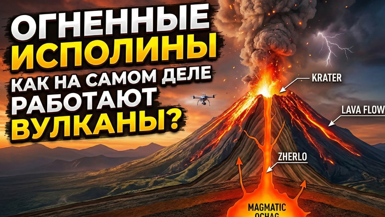 Огненные исполины: Как на самом деле работают вулканы?🌋🌋🌋