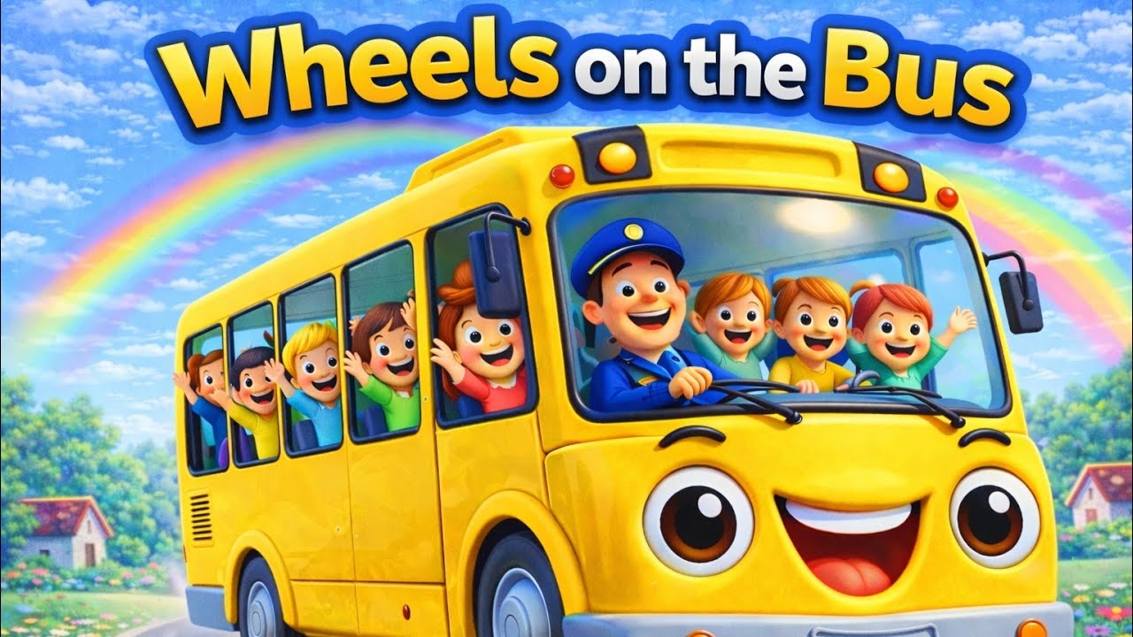 Wheels on the Bus 🚌 | Nursery Rhymes for Babies & Toddlers | All Day Long