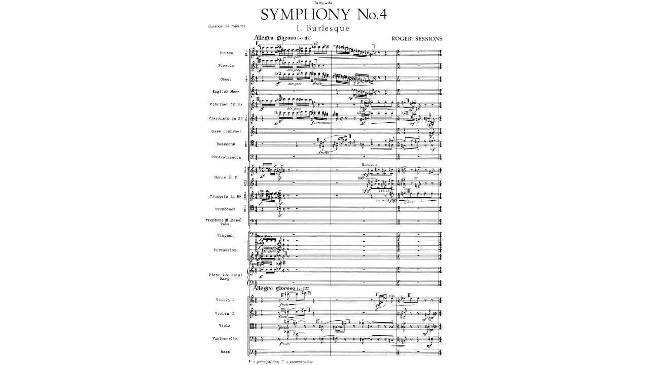 Roger Sessions - Symphony No. 4