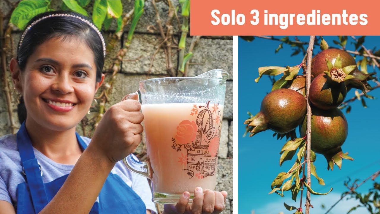 AGUA DE GRANADA con un toque de limón bien refrescante | La cuinique