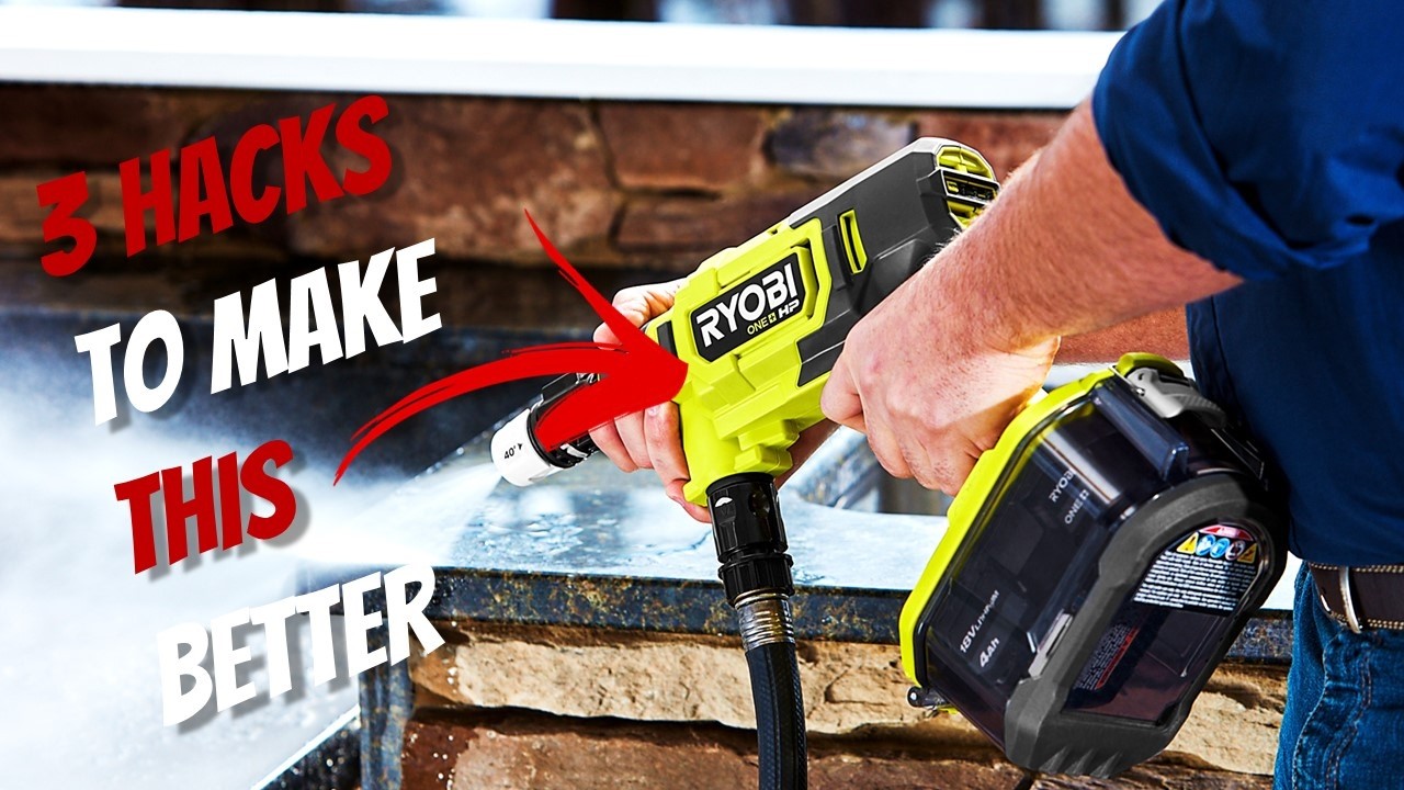 Hacking the Ryobi EZ Clean to Make it Actually Useful