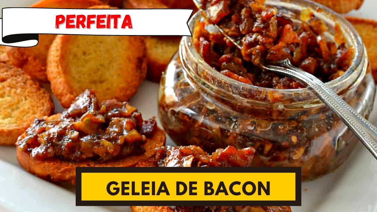 Ficou perfeita! GELEIA DE BACON para colocar no sanduiche ou no hambúrguer artesanal