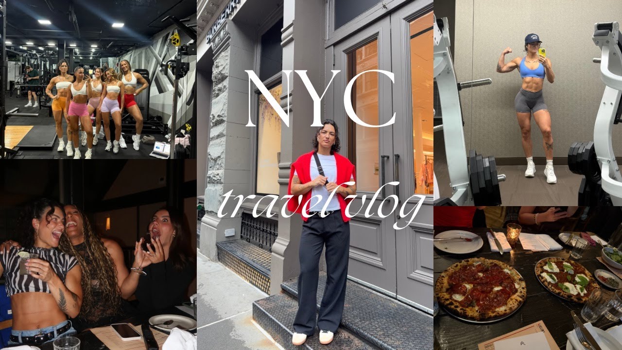NYC TRAVEL VLOG | Oner Active Pop Up, Hot Girl Walk, Girls' Nights Out