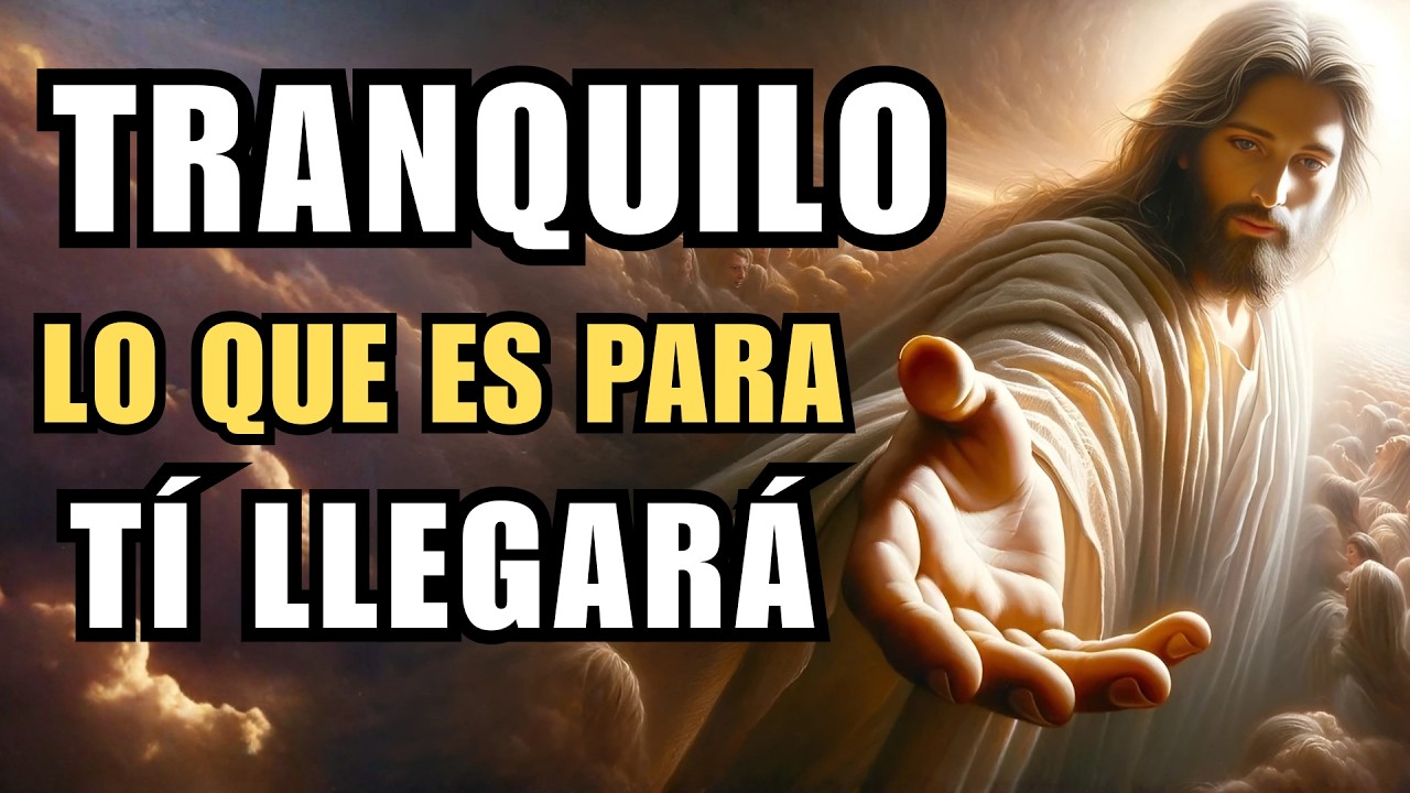 Dios te dice hoy, espera, todo llegará en su tiempo PERFECTO