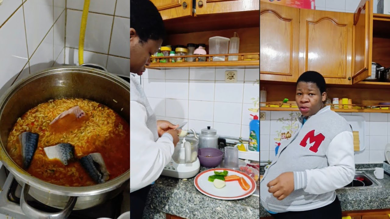 Satisfying My Pregnancy Cravings! Cook With Me.. Concoction Jollof Rice...Mini Vlog!