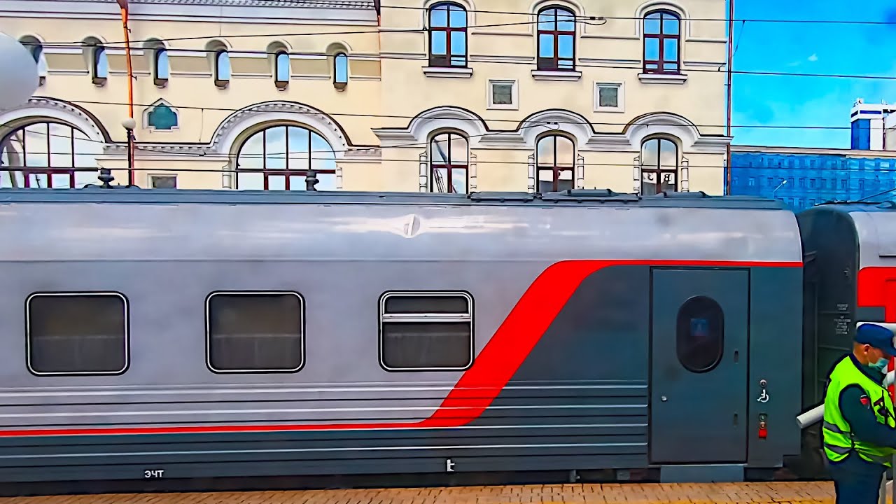 ЖЕЛЕЗНАЯ ДОРОГА. Поездка по Транссибу на поезде Владивосток-Хабаровск. Россия вид из окна поезда