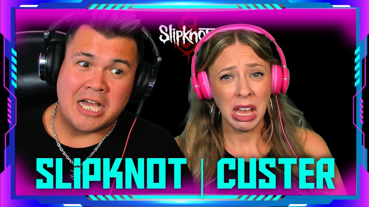 Reaction to Slipknot - Custer (Fanmade Lyric Video) | THE WOLF HUNTERZ Jon and Dolly