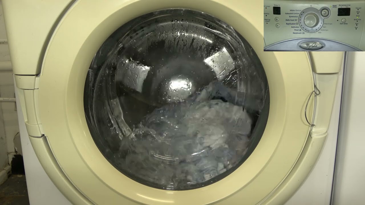 Whirlpool Dreamspace AWM8000 / Synthetics rinses and spins